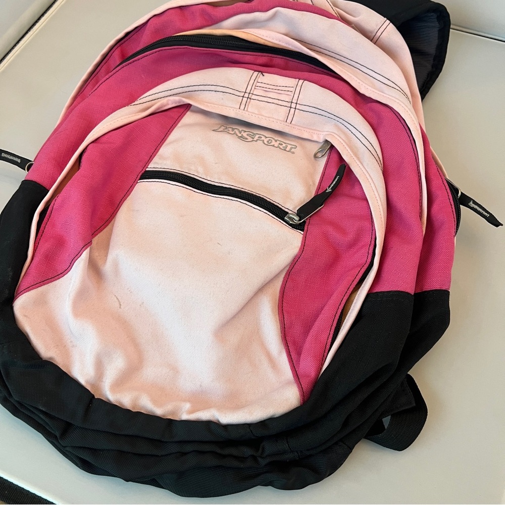 Jansport Pink & Black Daypack - Picture 2 of 10
